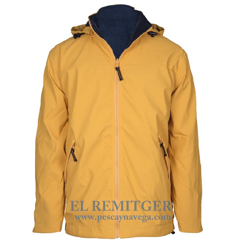 IMPERMEABLE HOMBRE LISO CON FORRO POLAR